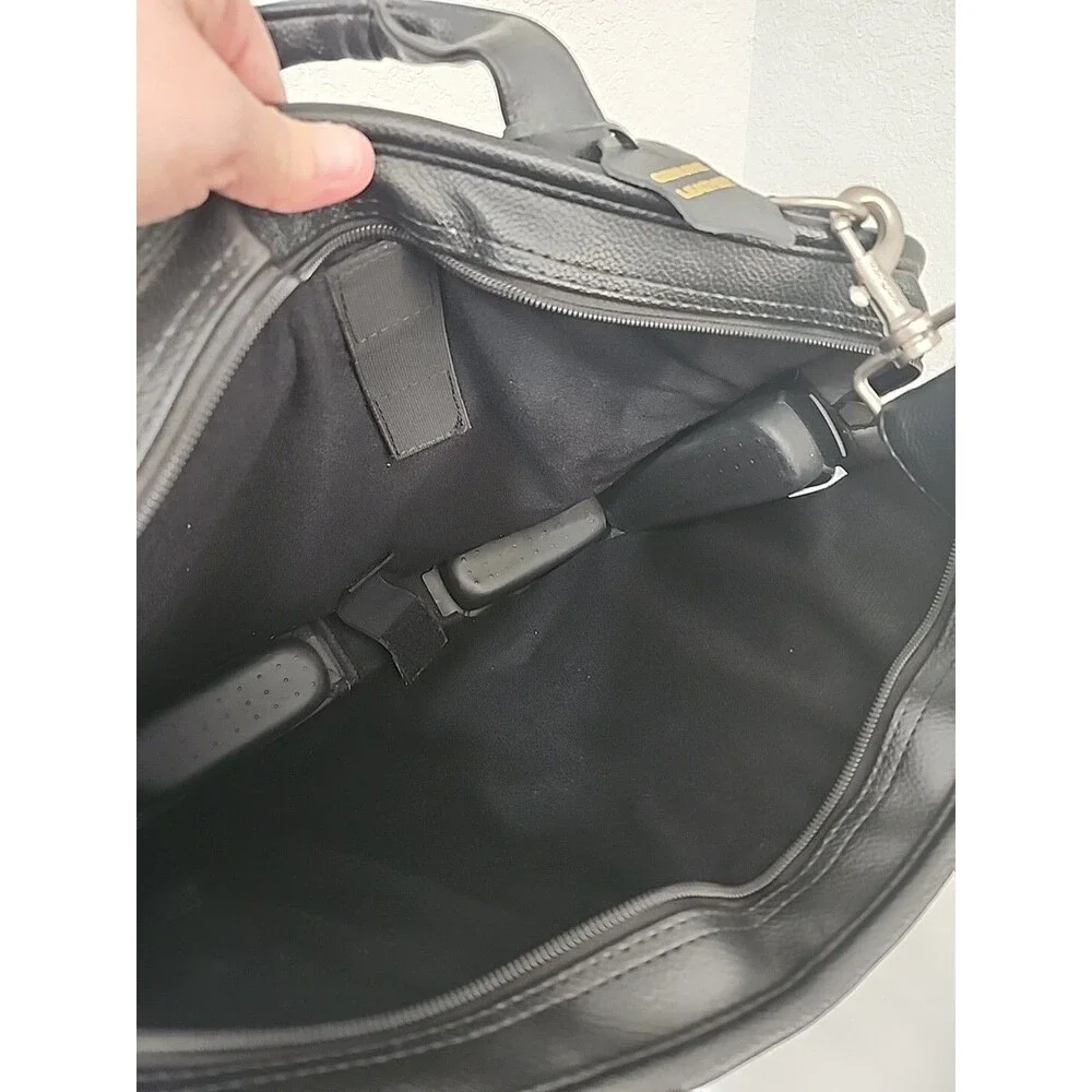 Targus Black/Grey Padded Laptop Messenger Bag Briefcase With Shoulder Strap